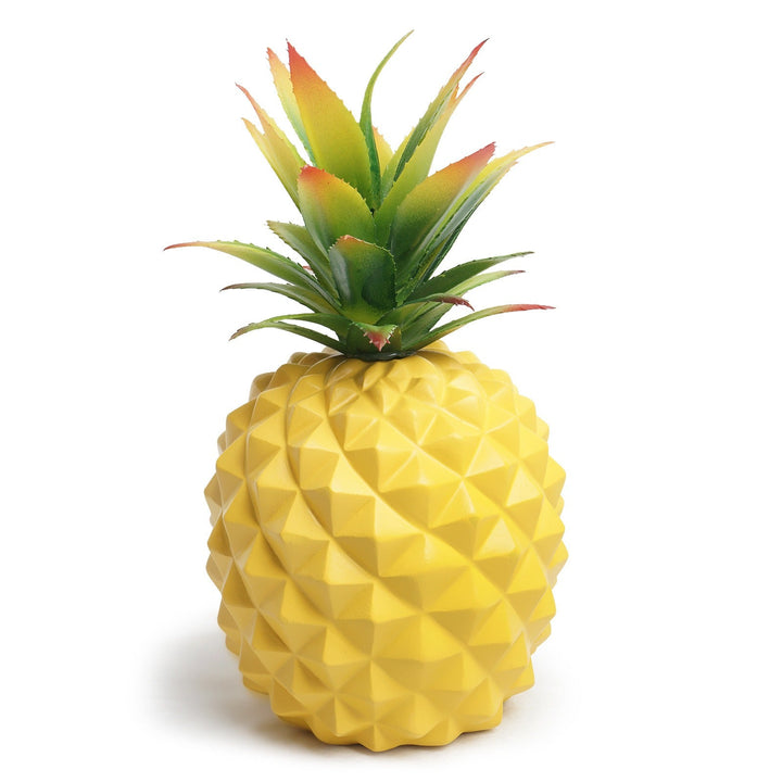 Artificial Pineapple Desk Decor for Tropical Cheer Accent