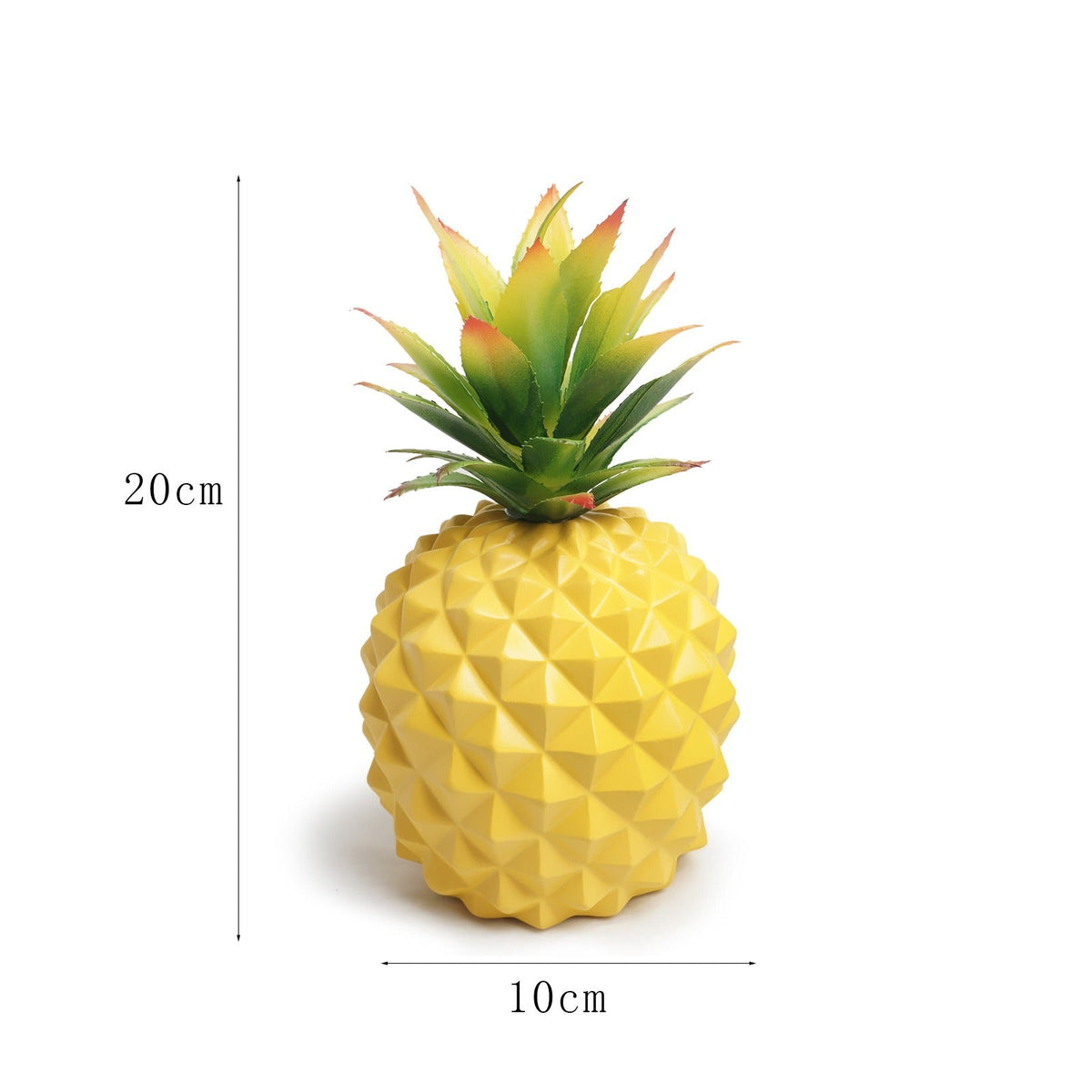 Artificial Pineapple Desk Decor for Tropical Cheer Accent