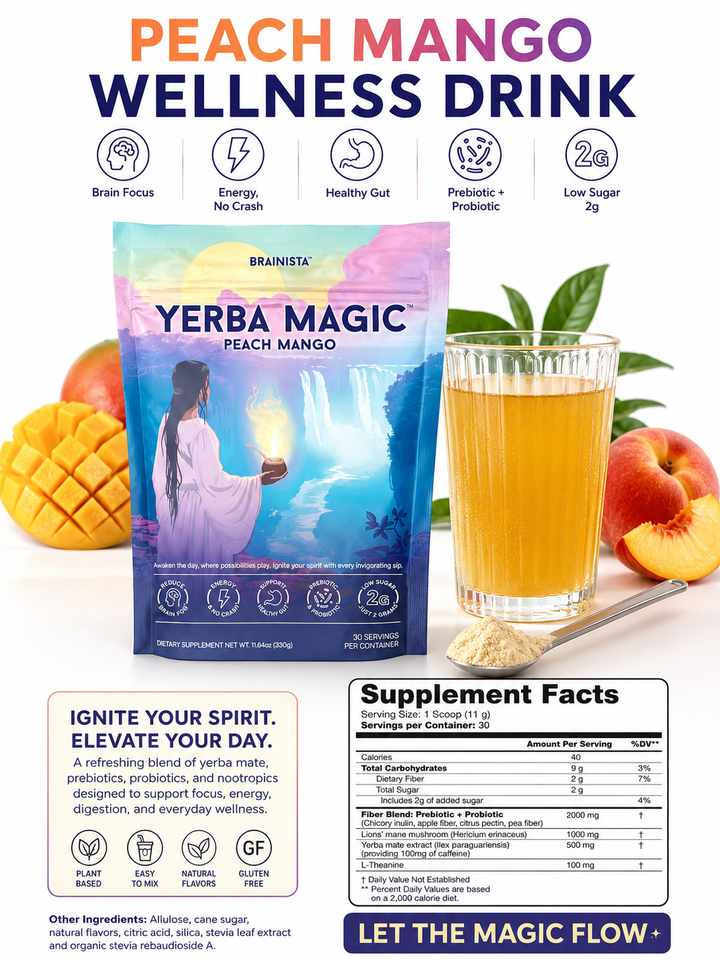 Yerba Magic Powder — Clear Focus & Sustained Energy, Gut Support