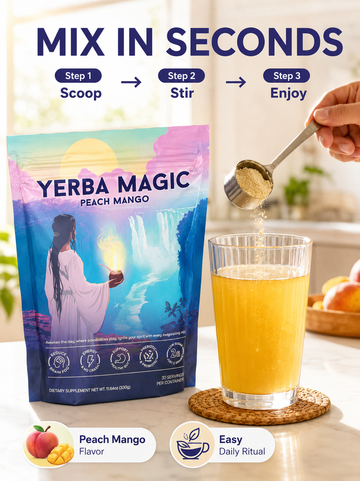 Yerba Magic Powder — Clear Focus & Sustained Energy, Gut Support