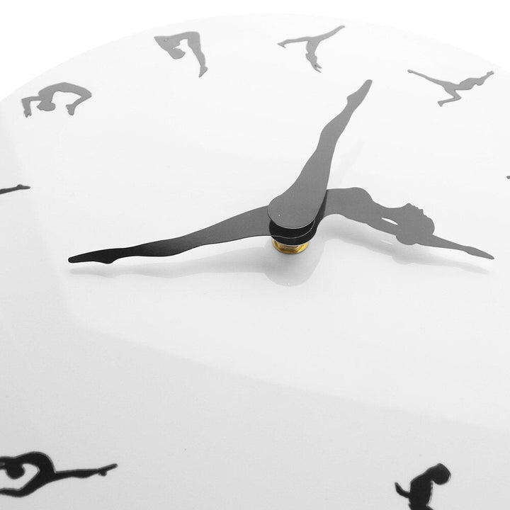 Yoga Wall Clock: Silent Mindful Decor for Studios & Homes