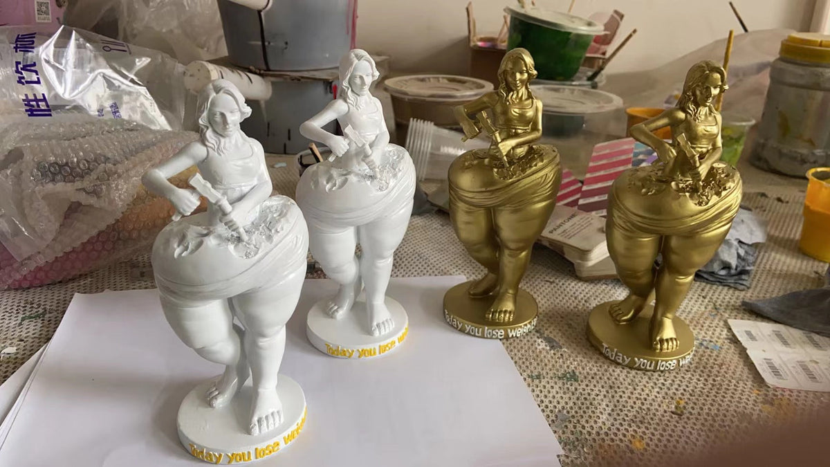 Yoga Goddess Figurine for Wellness Studio Reception