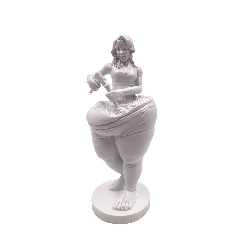 Yoga Goddess Figurine for Wellness Studio Reception