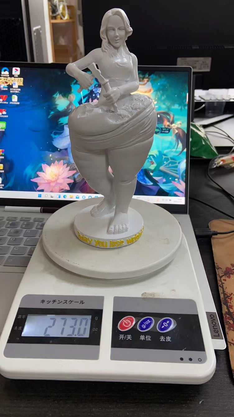 Yoga Goddess Figurine for Wellness Studio Reception