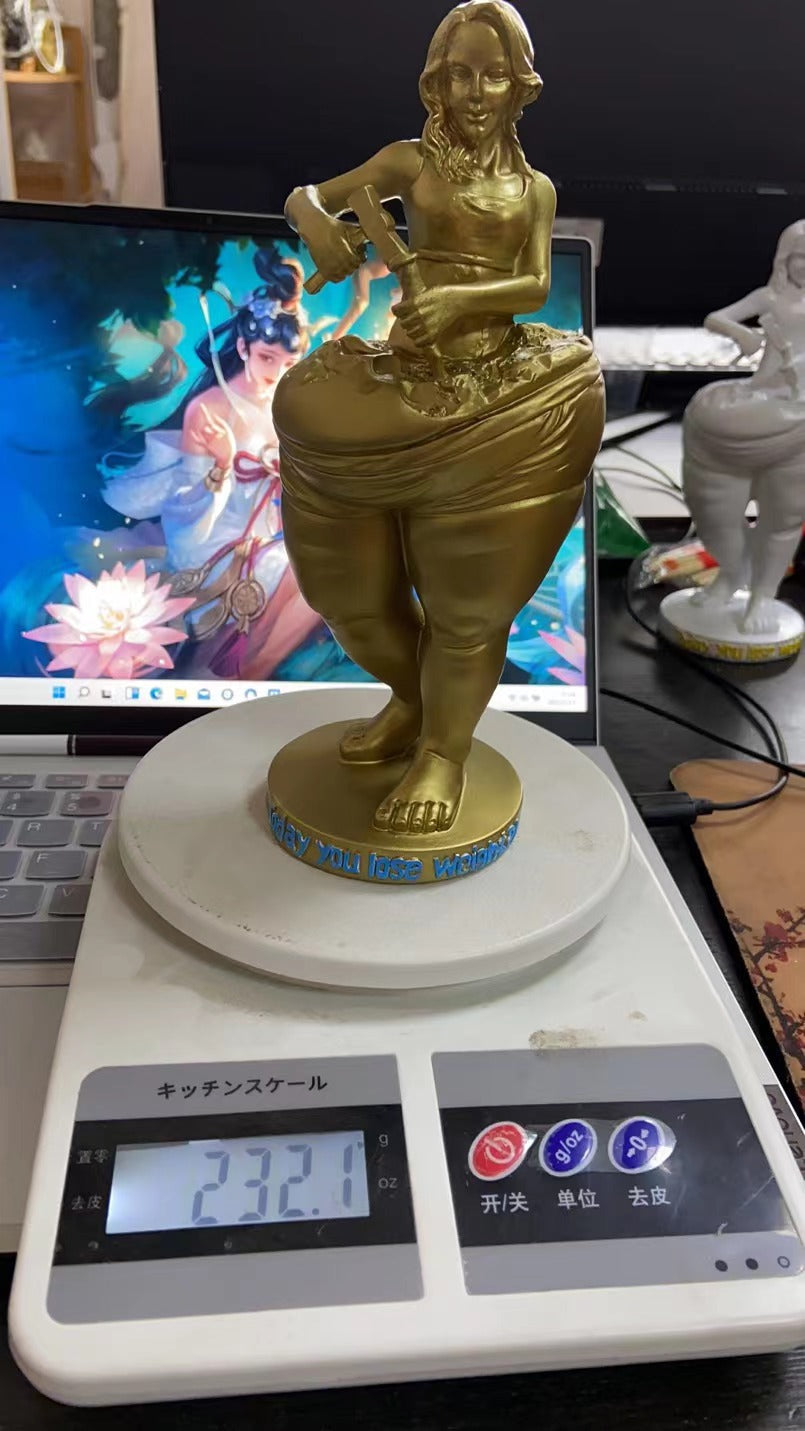 Yoga Goddess Figurine for Wellness Studio Reception