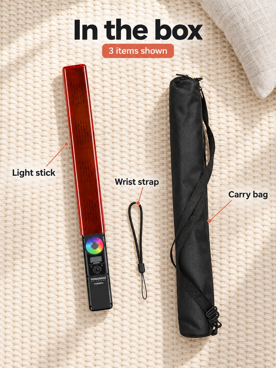 RGB Handheld LED Light Stick with Ten Creative Modes