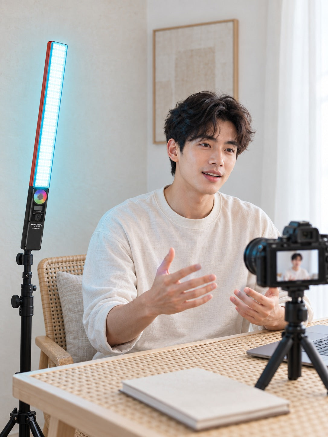 RGB Handheld LED Light Stick with Ten Creative Modes