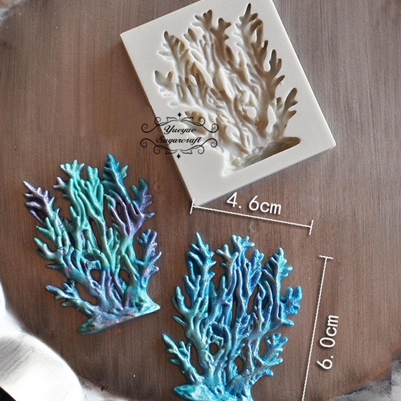 Silicone Coral Fondant Mold for Ocean Cake Decorating