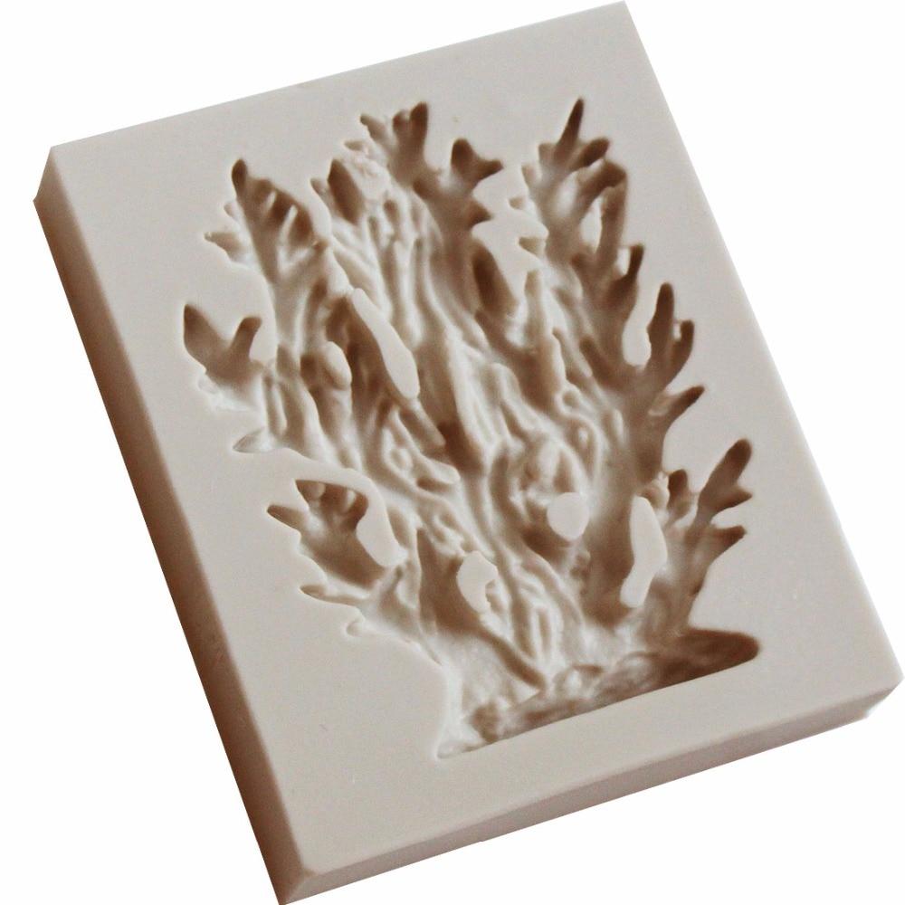 Silicone Coral Fondant Mold for Ocean Cake Decorating