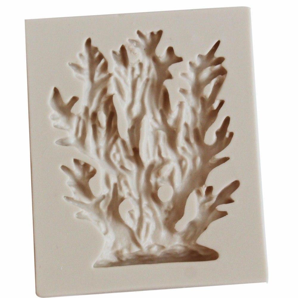 Silicone Coral Fondant Mold for Ocean Cake Decorating
