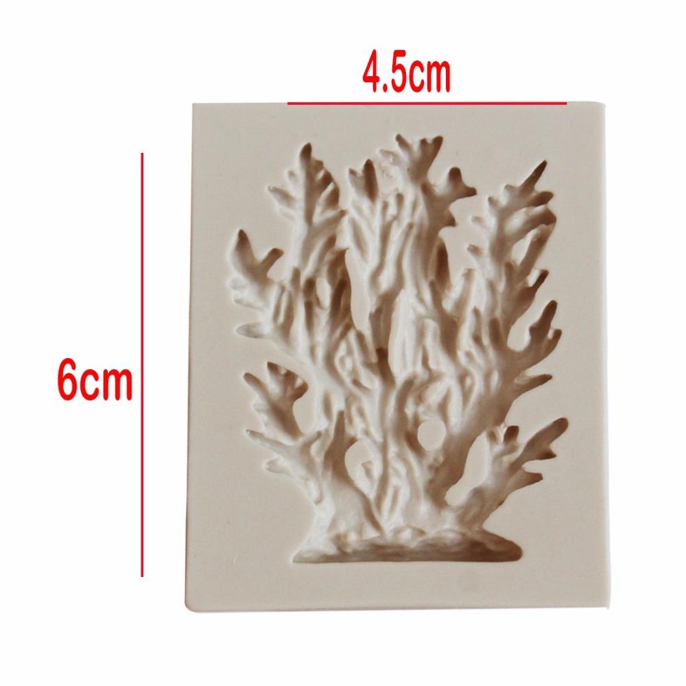 Silicone Coral Fondant Mold for Ocean Cake Decorating