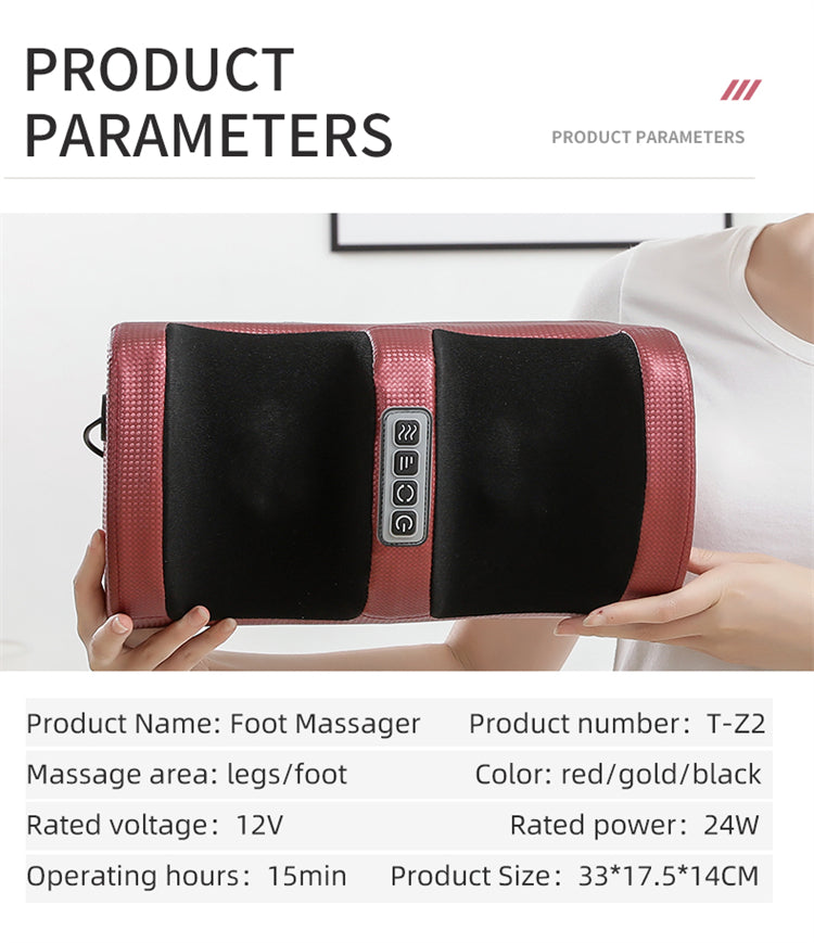 Foot Warming Massager with 360° Heated Kneading
