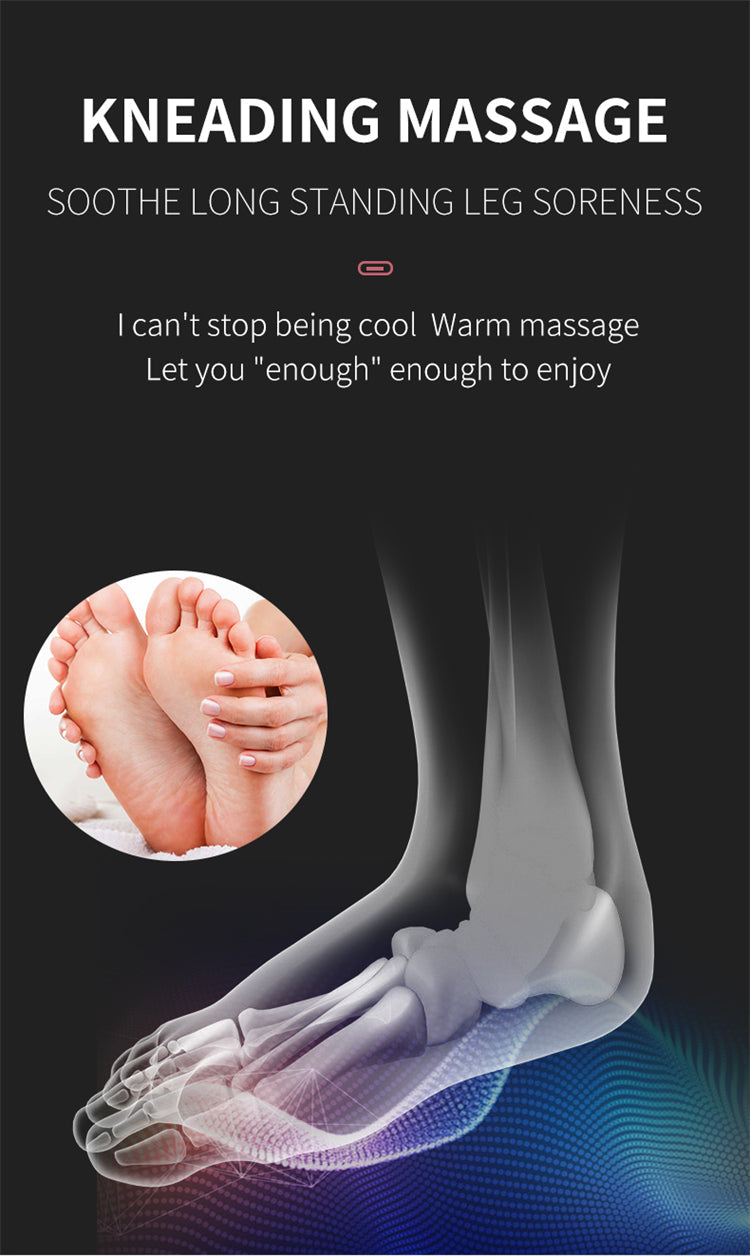 Foot Warming Massager with 360° Heated Kneading