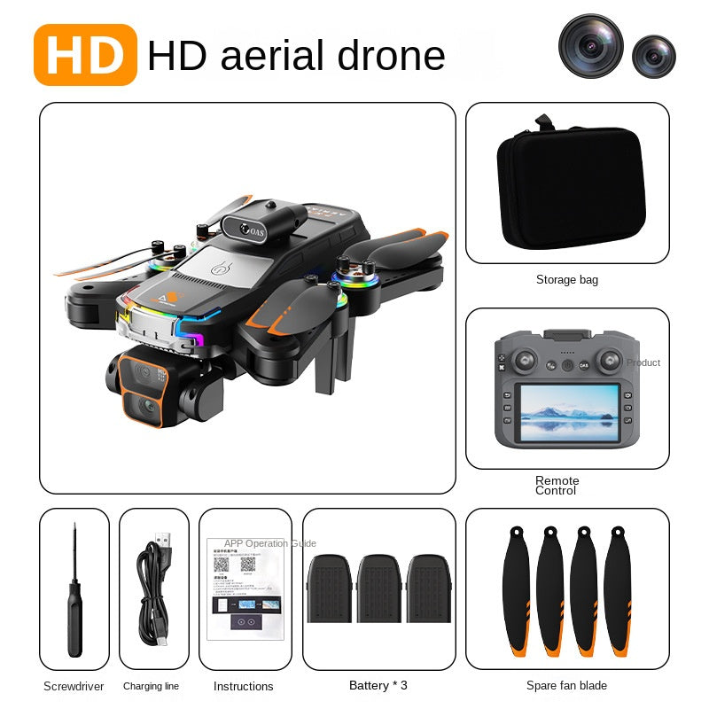 Foldable HD Camera Drone with Obstacle Avoidance Sensor