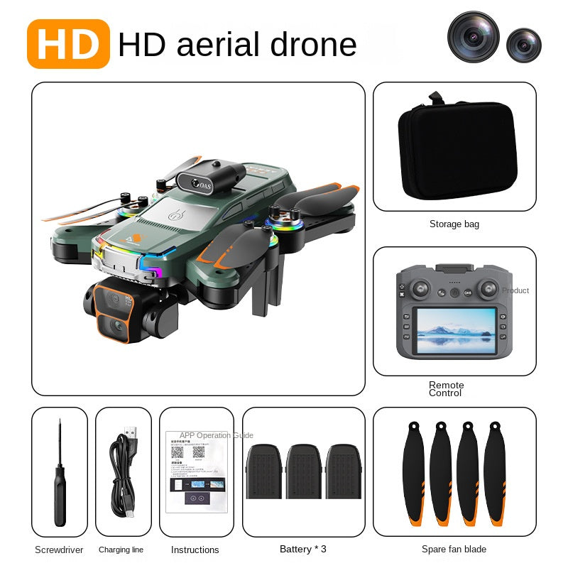 Foldable HD Camera Drone with Obstacle Avoidance Sensor