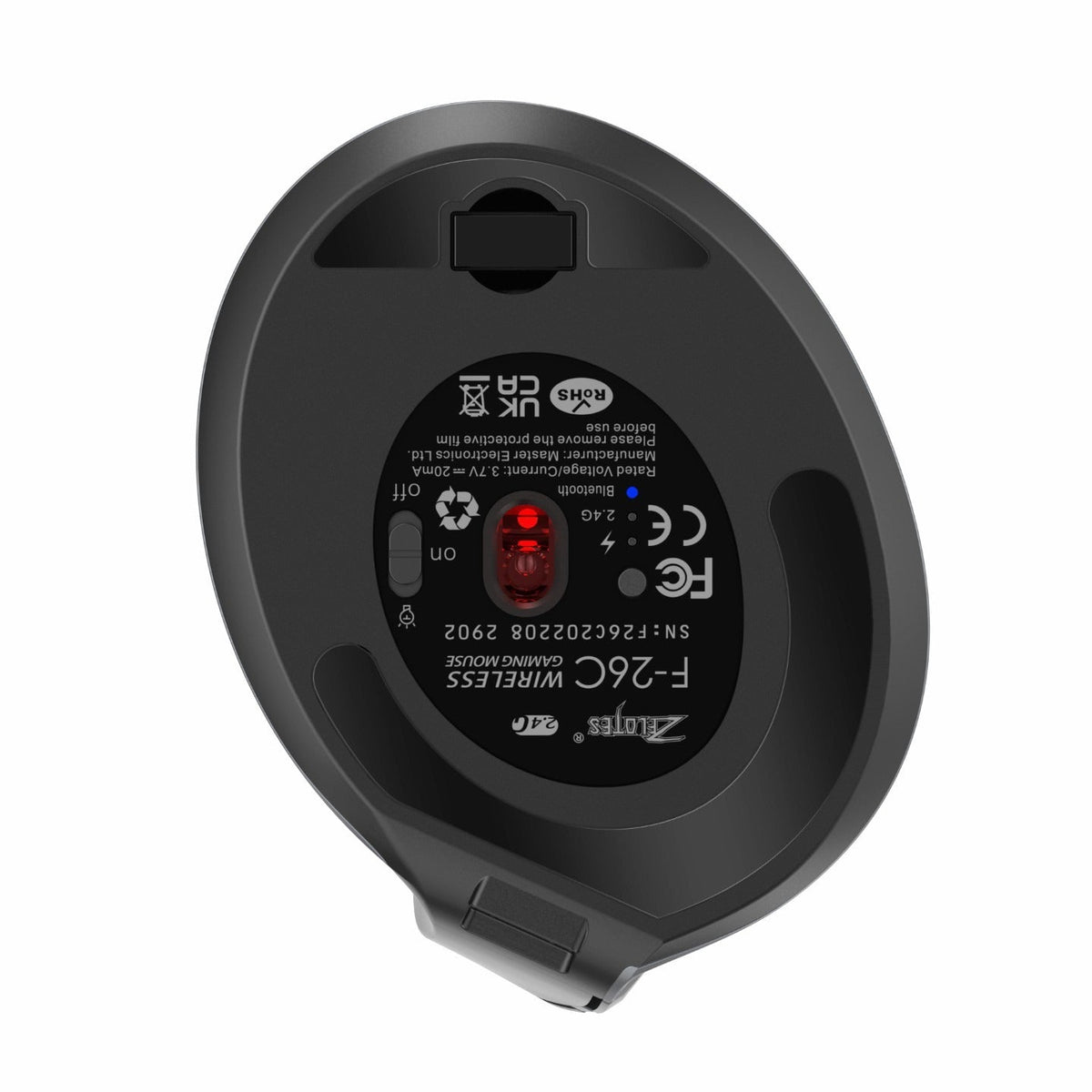 Vertical Ergonomic Wireless Mouse With OLED Display