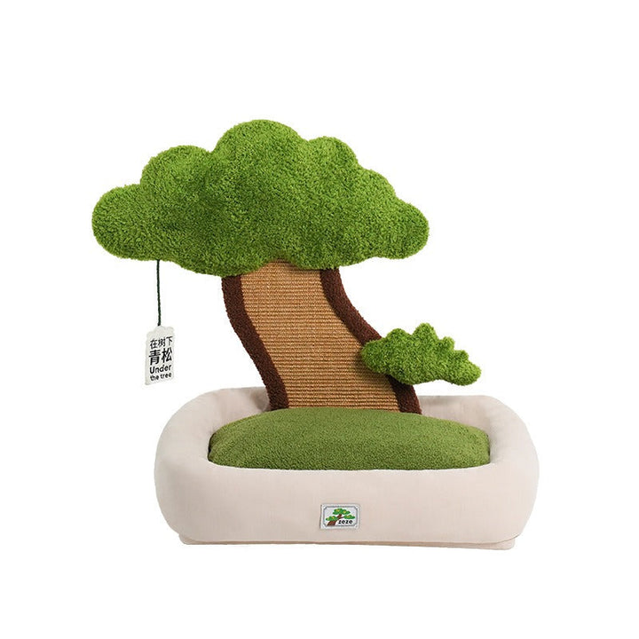 Cat Bed & Scratching Board for Cozy Indoor Lounging